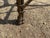 Beige Vintage Attributed to Matiland Smith Nail Head Leather and Glass End Side Tables À Pair For Sale - Image 8 of 18