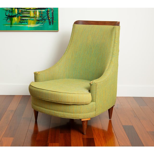 Selig Mid Century Modern Lounge Chair by Selig For Sale - Image 4 of 7