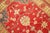 Early 21st Century Early 21st Century Bright Red Green Turkish Oushak Accent Size Rug - 3'11" x 6'3" For Sale - Image 5 of 6