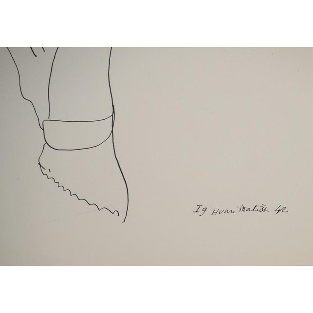 Henri MATISSE (1869-1954)(after) Peasant woman with headdress, 1943 Lithograph after a drawing by the artist (Fabiani...