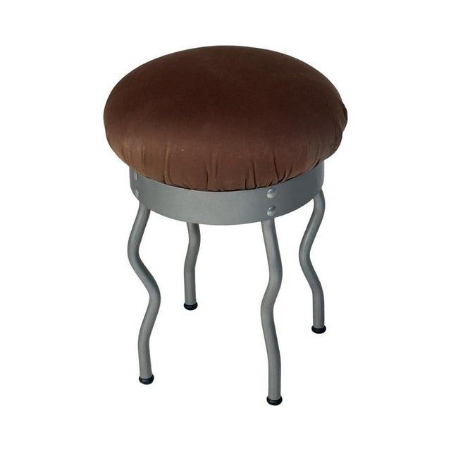 Contemporary Postmodern Brown Uri Stool by Per Ivar Ledang for Ikea, Sweden, 1995 For Sale - Image 3 of 5