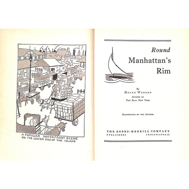 Traditional "Round Manhattan's RIm" 1934 Worden, Helen For Sale - Image 3 of 12