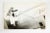 2 WWII c. 1945 nose art photographs of P-38 Lightning fighter airplane. Named Hot Pants with pilot. Good condition, some...