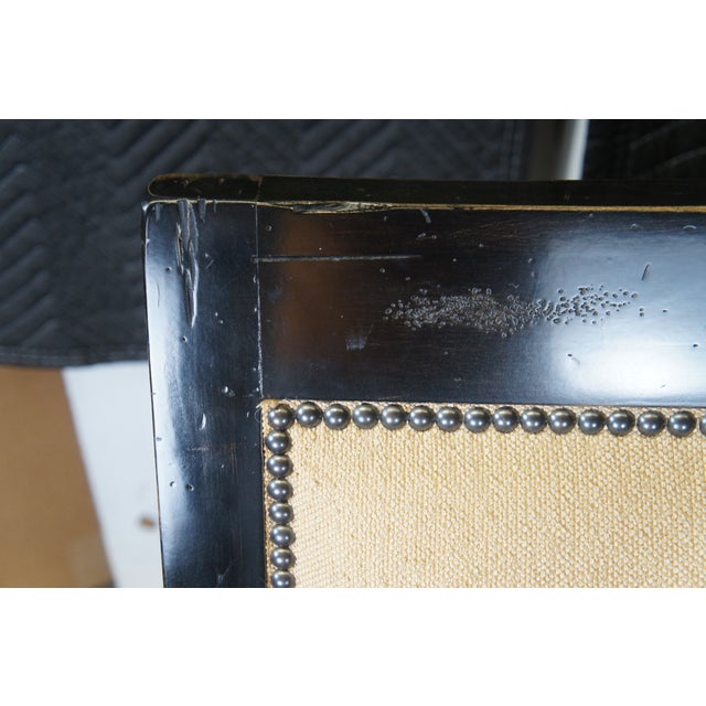 Late 20th Century 10 Lorts Renaissance Revival Style Barley Twist Leather & Fabric Dining Chairs For Sale - Image 11 of 12