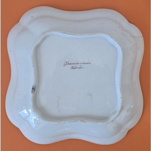 Early 19th Century Set of Seven Chamberlain Worcester Gilt Porcelain Plates With Rooster Motif For Sale - Image 16 of 16