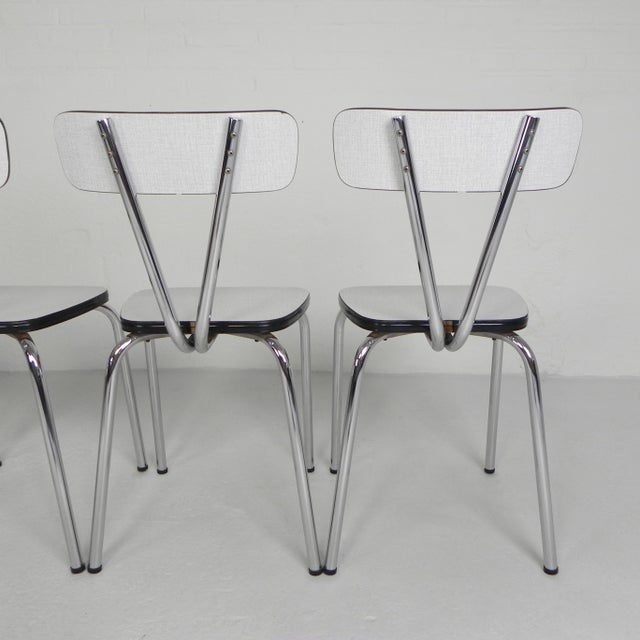 Formica Dining Table Chairs, 1960s, Set of 4 For Sale - Image 14 of 18