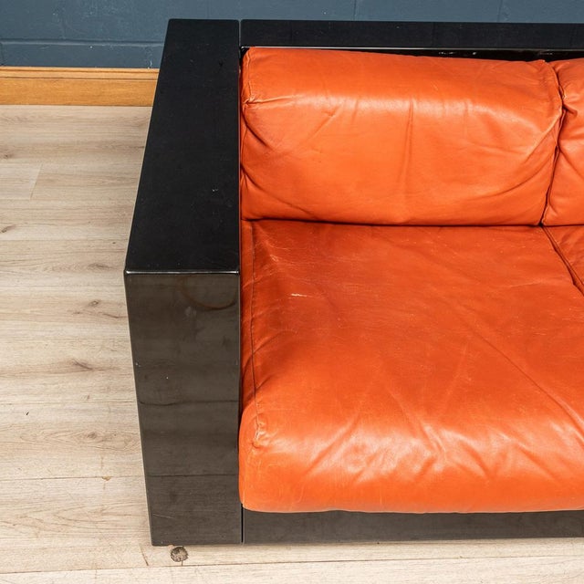 Vintage Three-Seater Saratoga Sofa by Lella and Massimo Vignelli for Poltronova, 1960s For Sale - Image 11 of 18