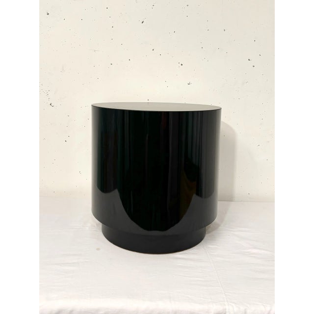 Plastic Black Melanin Side Coffee Table, 1970 For Sale - Image 7 of 8