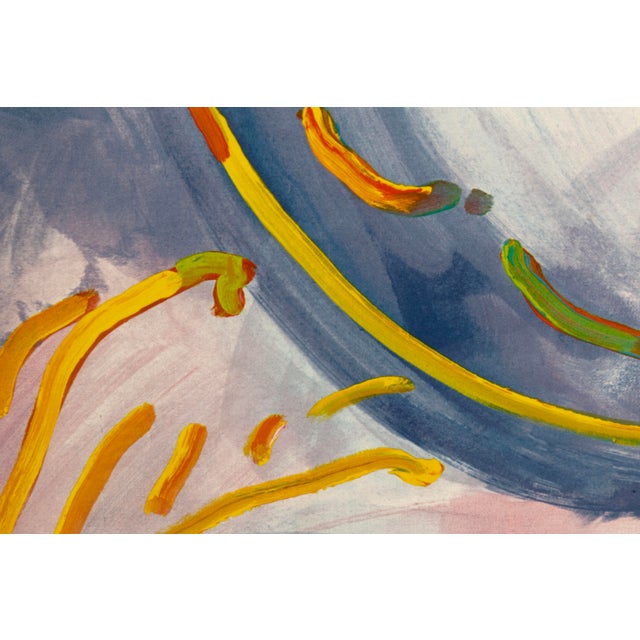 Peter Max I Love the World 2000 Signed Serigraph on Paper 68/300 Framed Pop Art For Sale In Detroit - Image 6 of 8