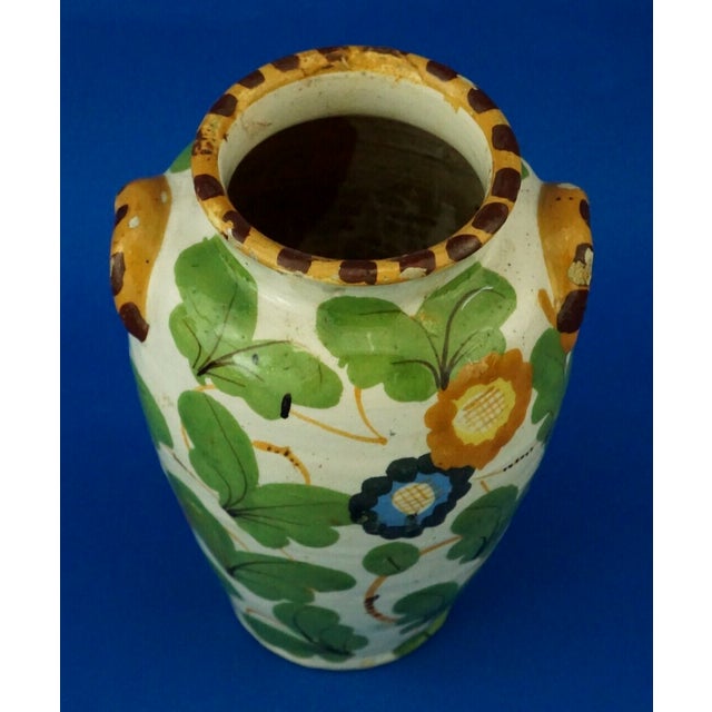 Ceramic Pharmacy Jar attributed to Ulisse Cantagalli, Italy, 19th Century For Sale - Image 10 of 18