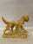 Mid century Italian reconstituted marble statue of a hunting hound with a duck, A Santini. A great addition to a table or...