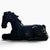Mid-Century Modern Vintage Glossy Black Horse Sculpture, Stylized Equestrian Figure For Sale - Image 3 of 6