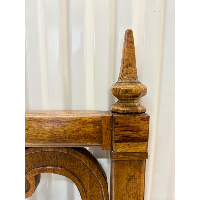 Vintage Mid-Century Regency Serpentine King Size Headboard For Sale In Mobile - Image 6 of 11