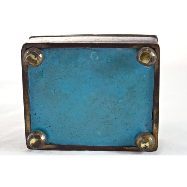 1920s Chinese Cloisonné Box For Sale In Chicago - Image 6 of 6