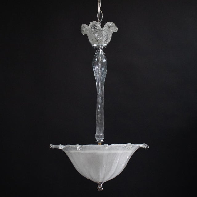 Mid-Century Murano Chandelier Attributed to Barovier & Toso For Sale - Image 10 of 18