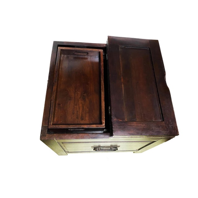 Anglo/Indian Solid Heavy Wood Chest/Trunk For Sale In New York - Image 6 of 7