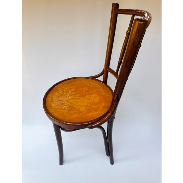 J & J Kohn & Mundus Antique J&j Kohn Mundus Model 337 Bentwood Chair Romania For Sale - Image 4 of 14