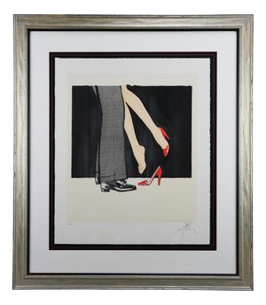 René Gruau, Bonjour Chérie, 1990, Acrylic on Paper
