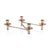 Metal Méduse Expandable 4-Piece Taper Candle Holder Set, Gold For Sale - Image 7 of 7