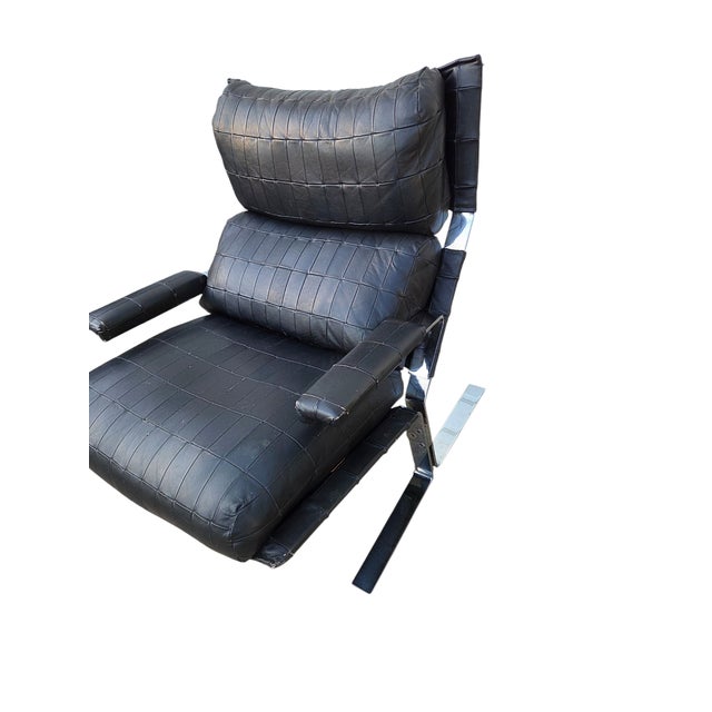 Late 20th Century Lounge Chair Armchair Attributed to Richard Hersberger Pace For Sale - Image 4 of 18