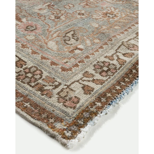 Antique Circa 1920 Malayer Rug 3ft 4in X 4ft 9in For Sale In New York - Image 6 of 10