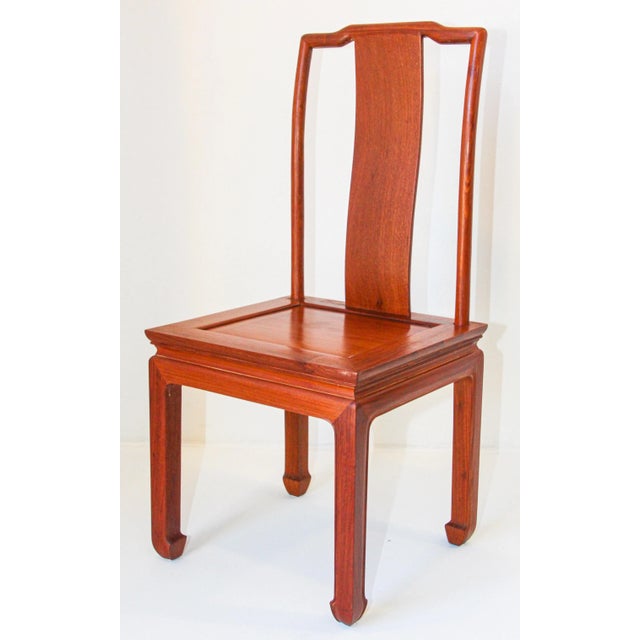 1950s Vintage Chinese Side Chair For Sale - Image 4 of 13
