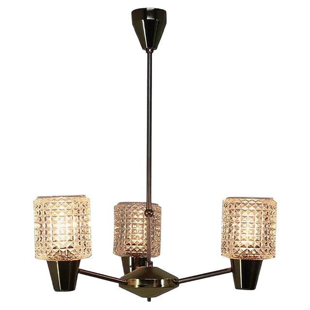 Chandelier from Kamenicky Senov, 1970s For Sale