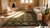 Army Green Superb Army-Green Color With Folk Art-Empire Period Style Antique French Savonnerie Rug For Sale - Image 8 of 10