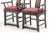 Antique Chinese Black Lacquer Scholar Travel Desk & Two Yoke Back Chairs For Sale - Image 18 of 18
