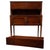 An elegant early 20th-century English cabinet, finely crafted from mahogany and distinguished by its raised gallery,...