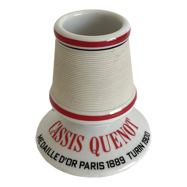 French Porcelain Match Strike Advertising Promotion For Sale