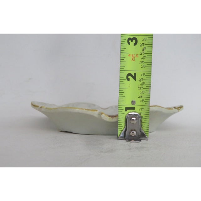Porcelain Trinket Dish Ashtray Agrigento Italy Temple of Concordia Motif 4873b For Sale - Image 12 of 12