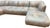 Textile Postmodern L Shaped Sectional Sofa by Bernhardt for Reupholstery For Sale - Image 7 of 10