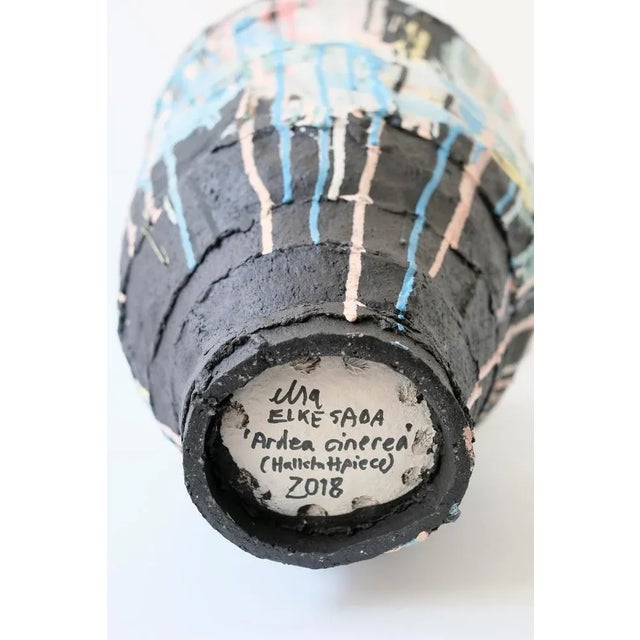 Ardea Cinerea Vase by Elke Sada For Sale - Image 9 of 11