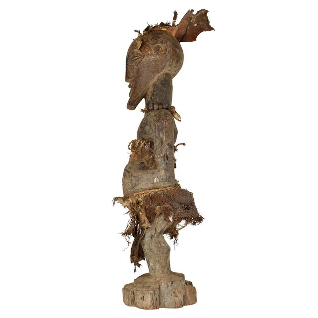 African Early 20th Century Songye Nkishi Power Figure Wood For Sale - Image 3 of 5