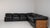 Animal Skin 19th Century France Black Leather Sofa For Sale - Image 7 of 10