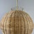 1950s Mid-Century Modern Swedish Ball Rattan and Brass Pendant Light, 1950s For Sale - Image 5 of 16
