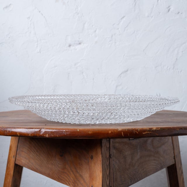 Traditional Spun Glass Charger For Sale - Image 3 of 7