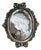 Antique Edwardian Sterling Abalone Marcasite Cameo Brooch 1910s For Sale