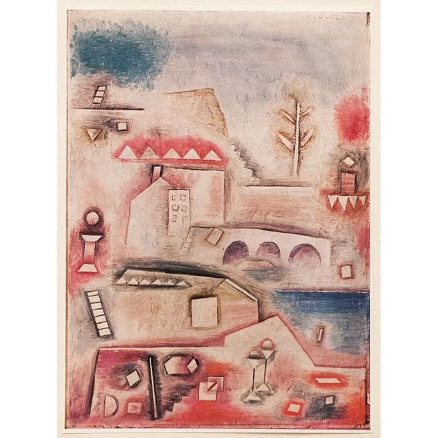 Paper 1955 After Paul Klee "Place of Discovery", First Edition Lithograph For Sale - Image 7 of 9