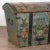 Early 19th Century Original Blue Painted Swedish Dome Top Oak Trunk Dated 1827 For Sale - Image 9 of 14