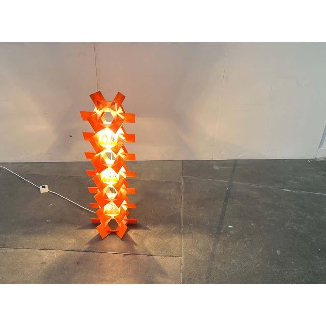 Mid-Century Modern Space Age German Acrylic Floor Lamp, 1960s For Sale - Image 12 of 18