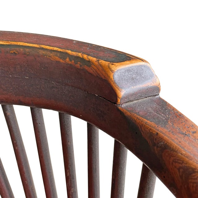 19th Century English Barrelback Windsor Chair For Sale - Image 9 of 13