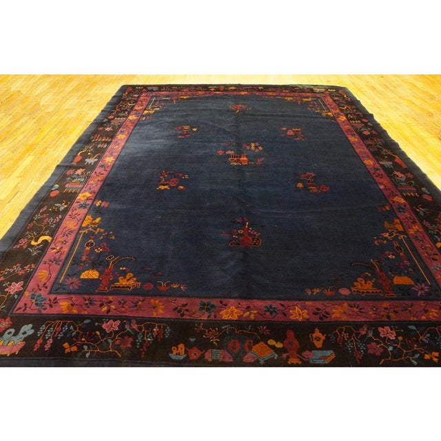 1920s Chinese Art Deco Carpet in Mandarin Quality ( 10' x 13'6" - 305 x 402 ) For Sale - Image 11 of 12