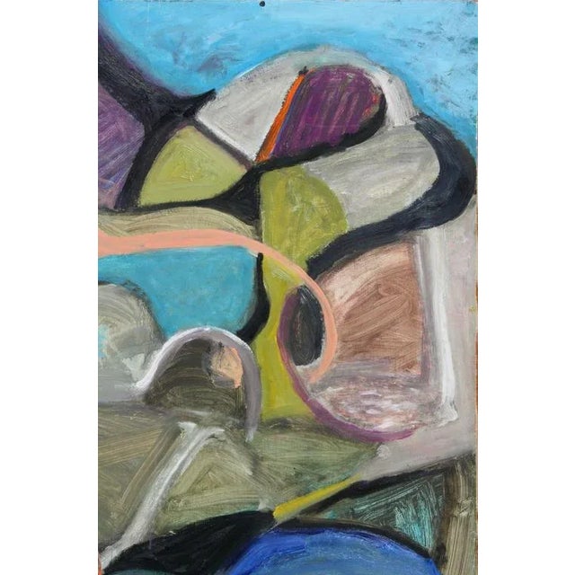 Abstract painting by Les (Leslie Luverne) Anderson (American, 1928-2009). From the estate of Les Anderson in Monterey,...