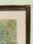 Drawing/Sketching Materials Italian Village Landscape Pastel in Decorative Green and Gilt Frame For Sale - Image 7 of 9
