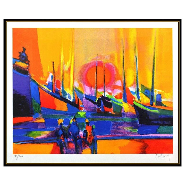 Message us to inquire about custom framing options! (Included for free with every purchase) This piece titled "Port...