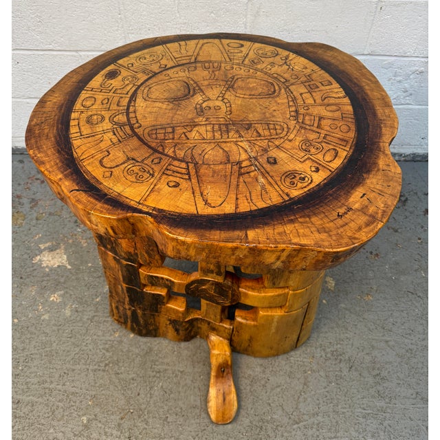 Add warmth, character, and global-inspired charm to your space with this beautiful vintage hand-carved wooden accent...