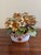Orange 1970s Fleurs Des Siècles Enamel Flower Bouquet by Vista Alegre for Mottahedeh For Sale - Image 8 of 10