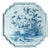 Delft Blue and White Chinoiserie Plaque, 1740-1760 For Sale